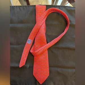 Hermes Red and Blue Men's Tie